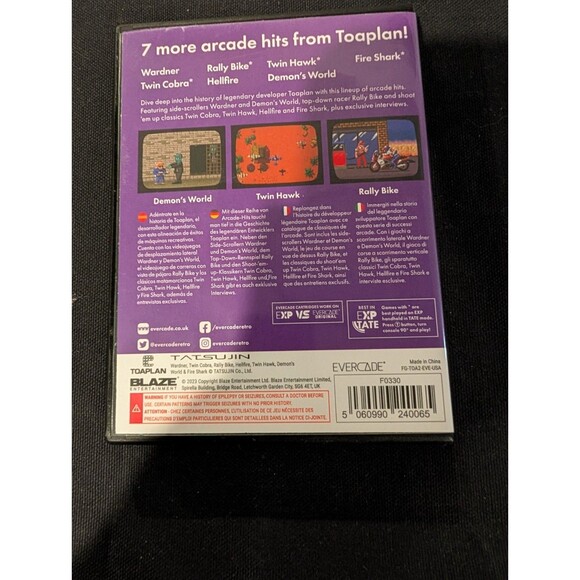 Evercade Toaplan Arcade 2 – Legacy OOP – 7 Classic Arcade Shooters – Complete - Picture 3 of 3